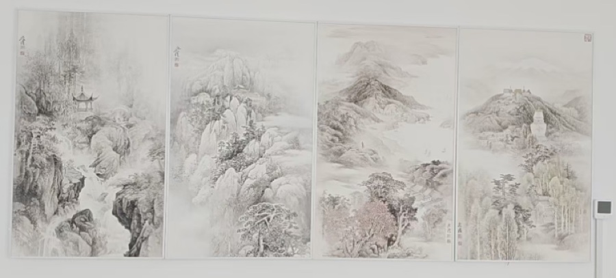 四联画