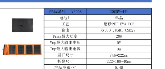 VB008 20W5V-4折