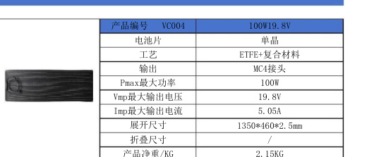VC004 100W19.8V