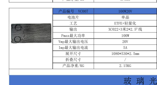VC007 100W20V