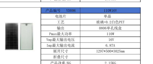 VD006 110W16V
